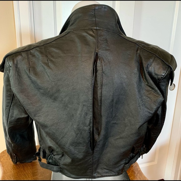 SALE- EX CONDITION SUPER CHIC FIDELITY LEATHER MOTO JACKET.💞 - Picture 11 of 13